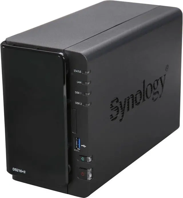 NAS DiskStation DS216+II + 2x 3TB HDD