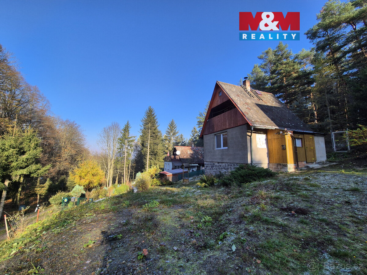 Prodej chaty a projektu k rozšíření, Vítkovice u Lubence