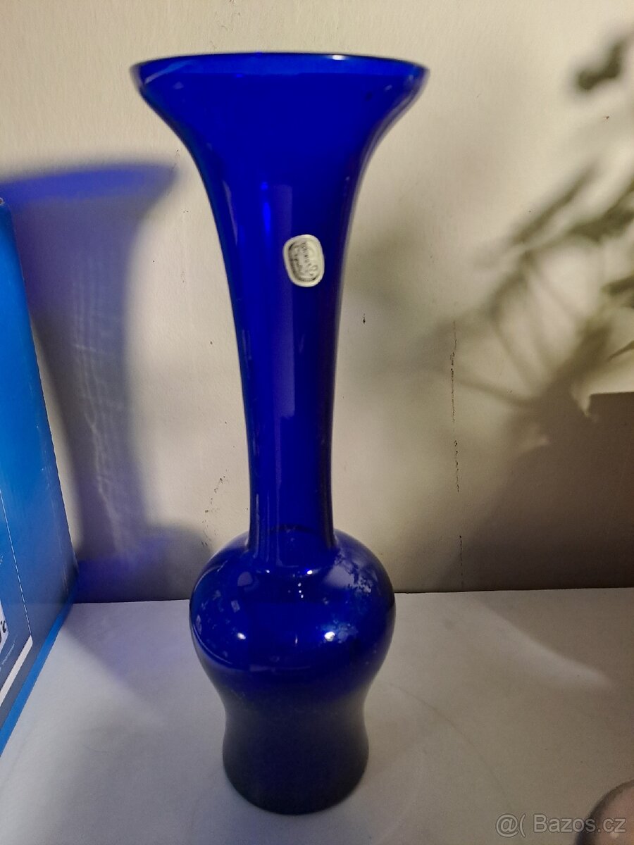 Skleněná váza Bohemia crystal