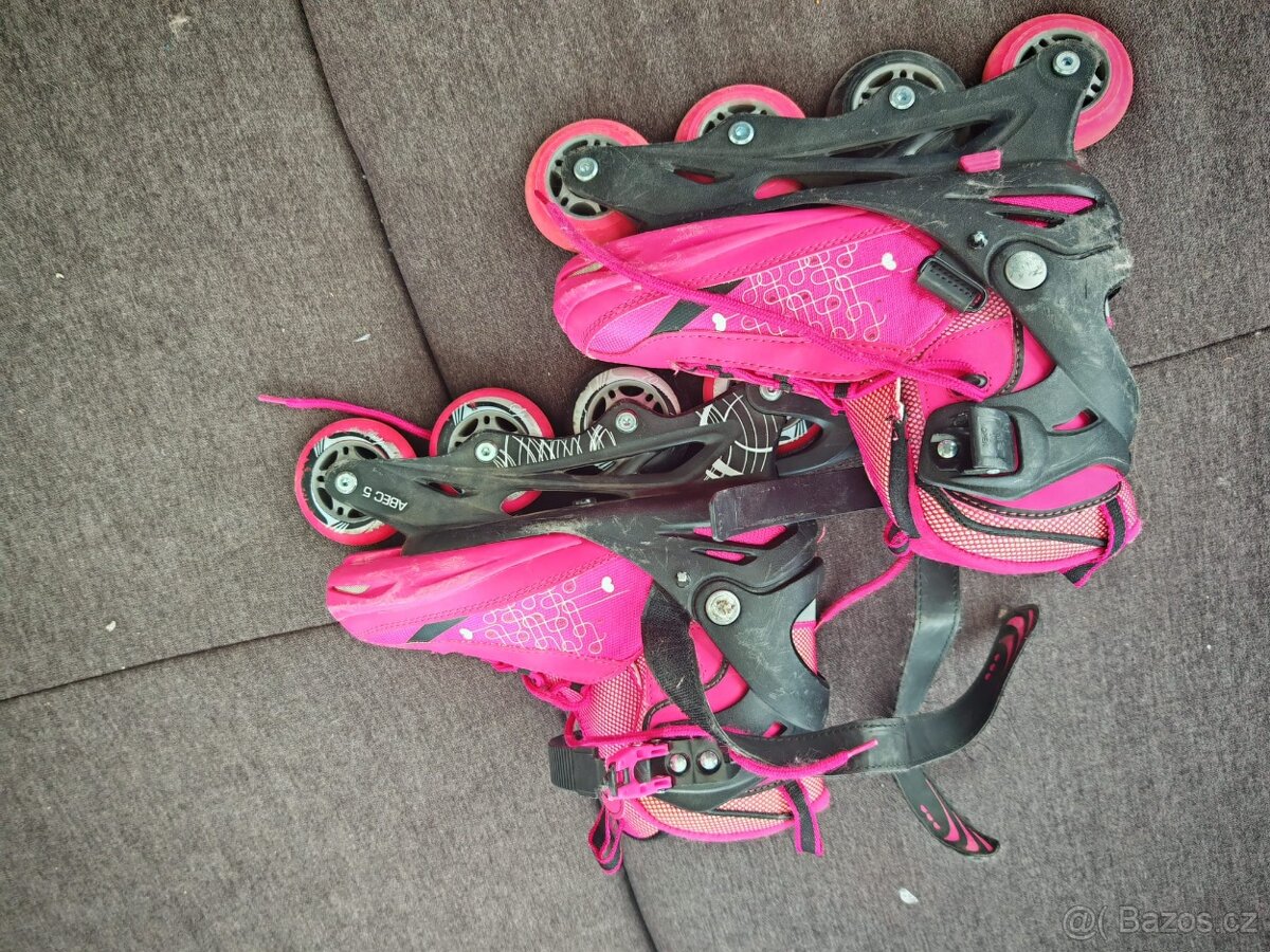 Dětské kolečkové rostoucí brusle vel. 32 - 36
