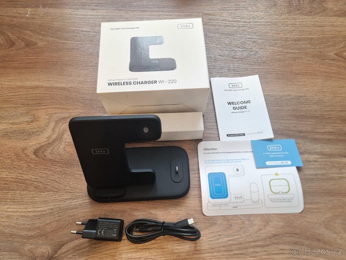 Bezdrátová nabíječka INIU WI-220 3v1