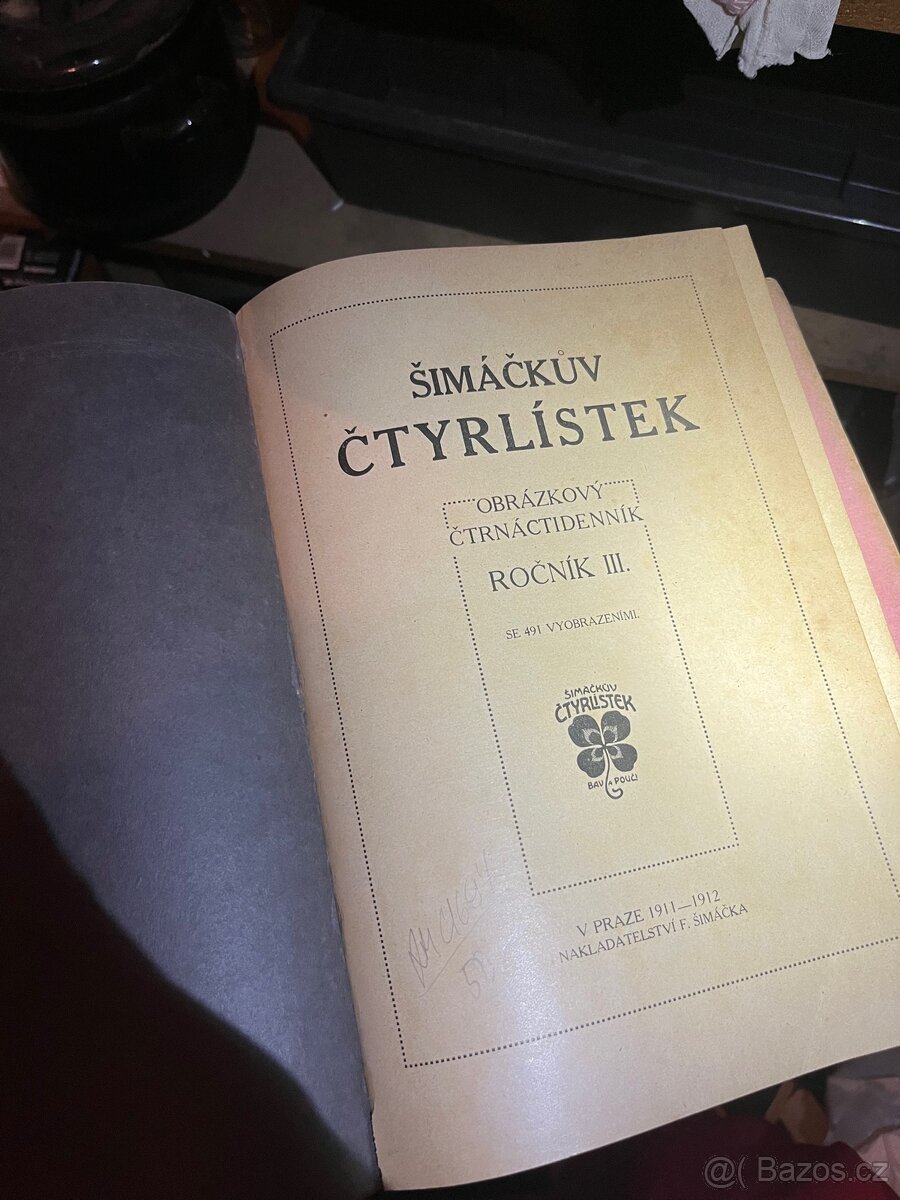 Šimáčkův Čtyřlístek – ročník III. (1911–1912)