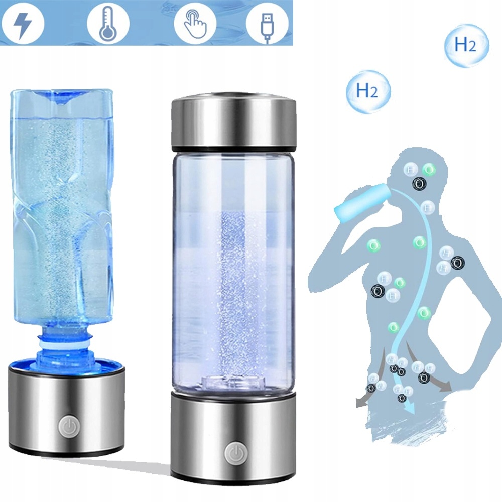 GENERÁTOR VODÍKOVÉ VODY IONIZÁTOR 420ml