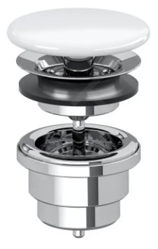 Keramická výpusť, neuzavíratelná Villeroy&Boch (2ks)