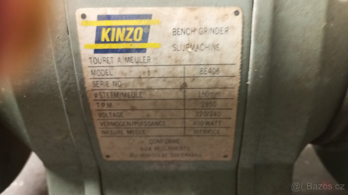 Dvoukotoučová bruska