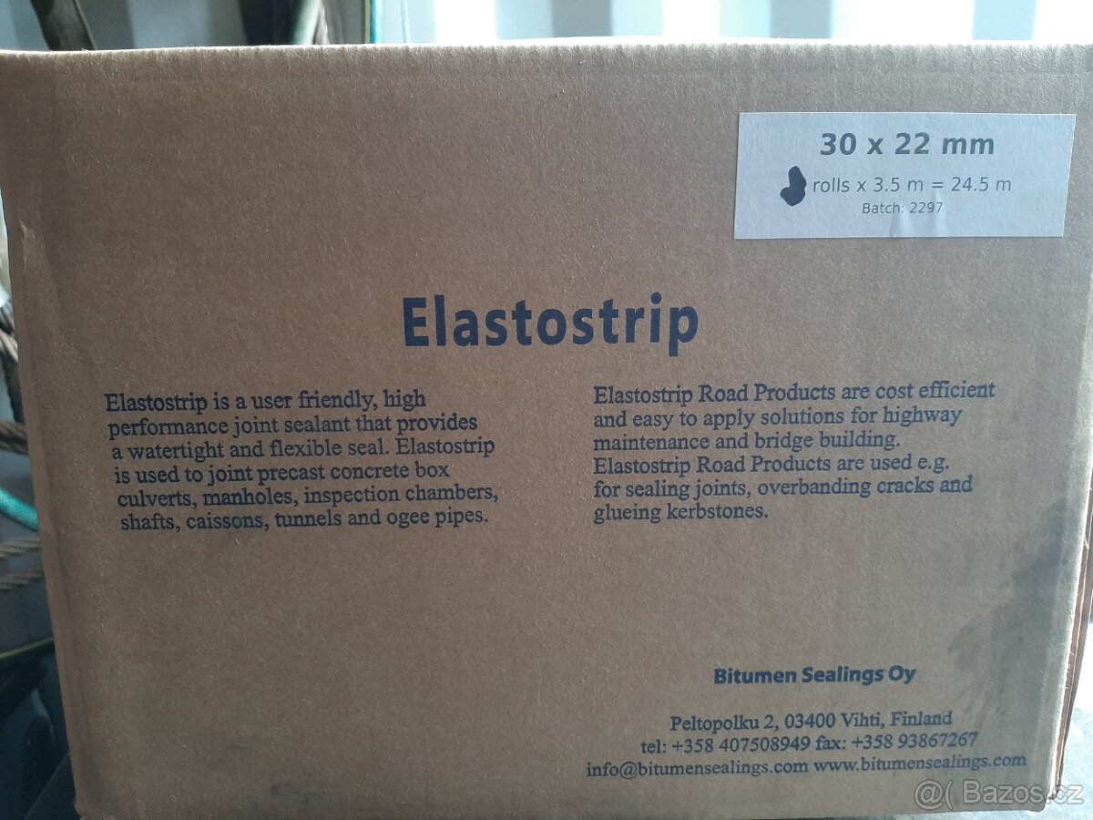 Bitumenové těsnění Elastostrip samolepící