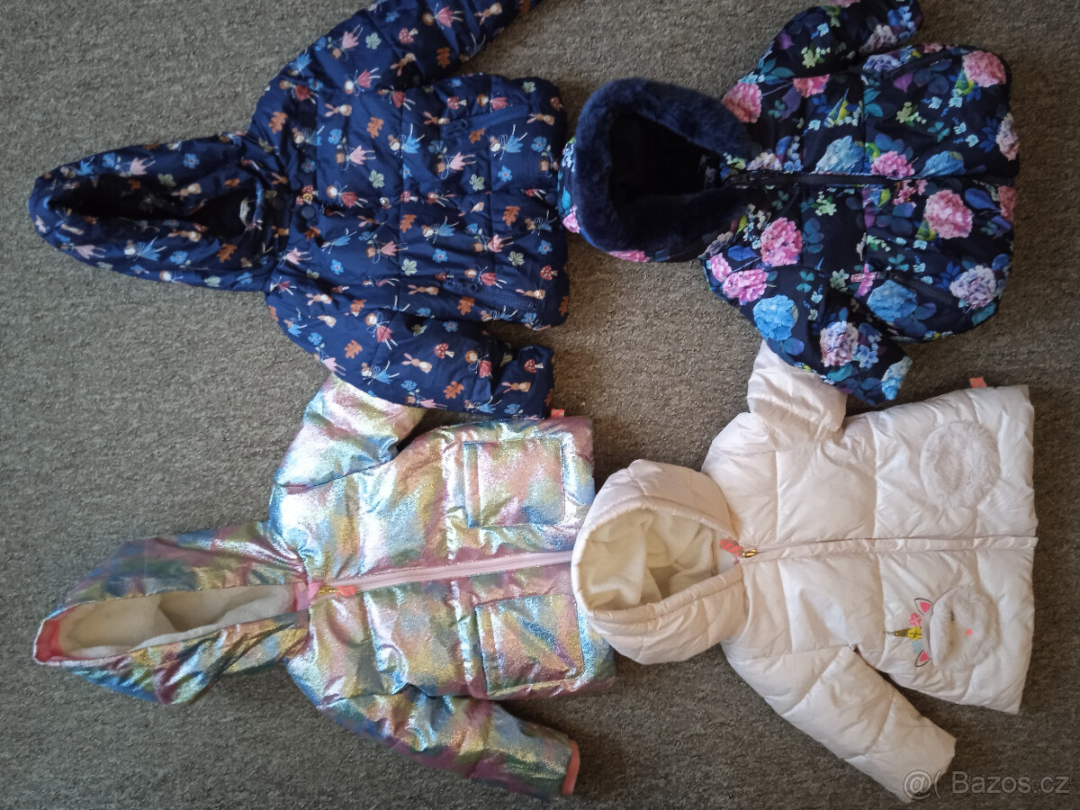Zimní bundy,jarní bundy,dupačky