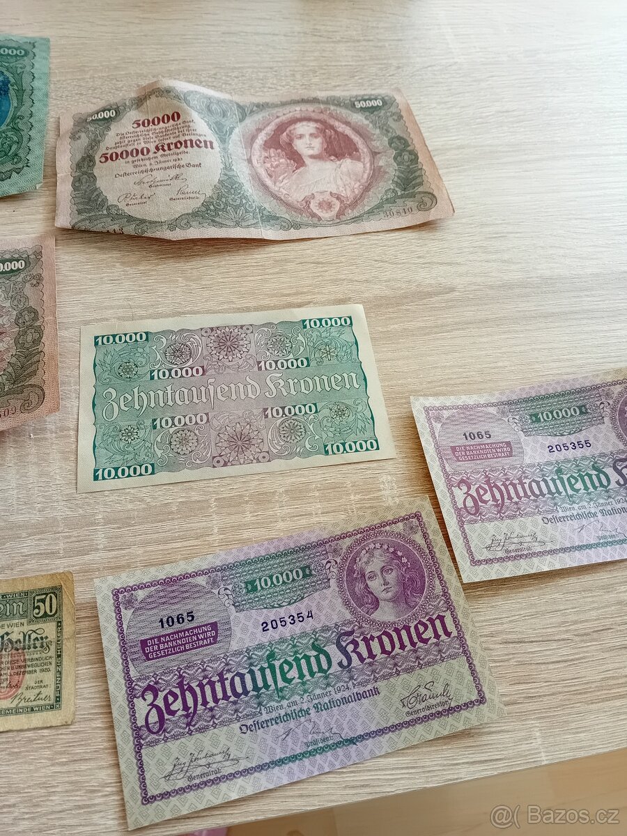 Staré bankovky