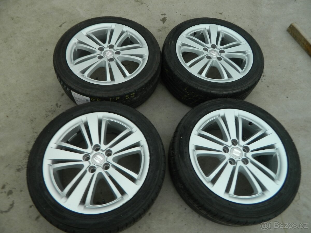 alu kola 5x100+letní pneu r16