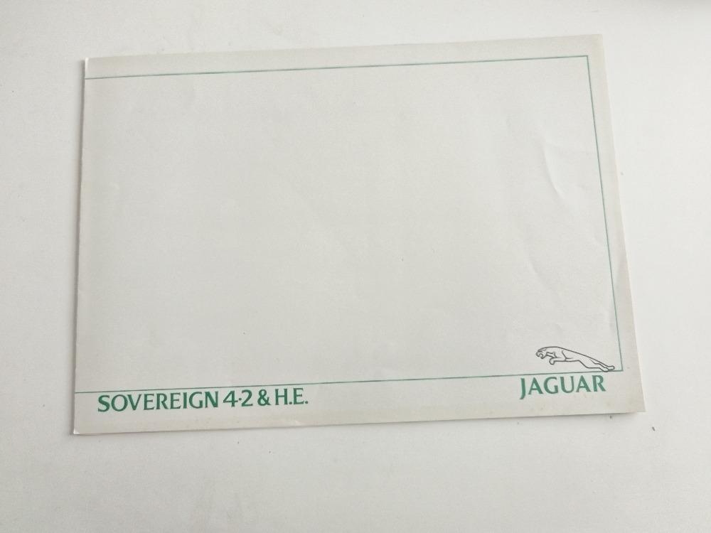Prospekt Jaguar Sovereign 4.2 1983 Holand
