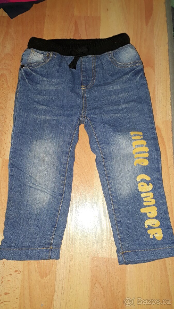 chlapecké džíny zateplené vel. 92