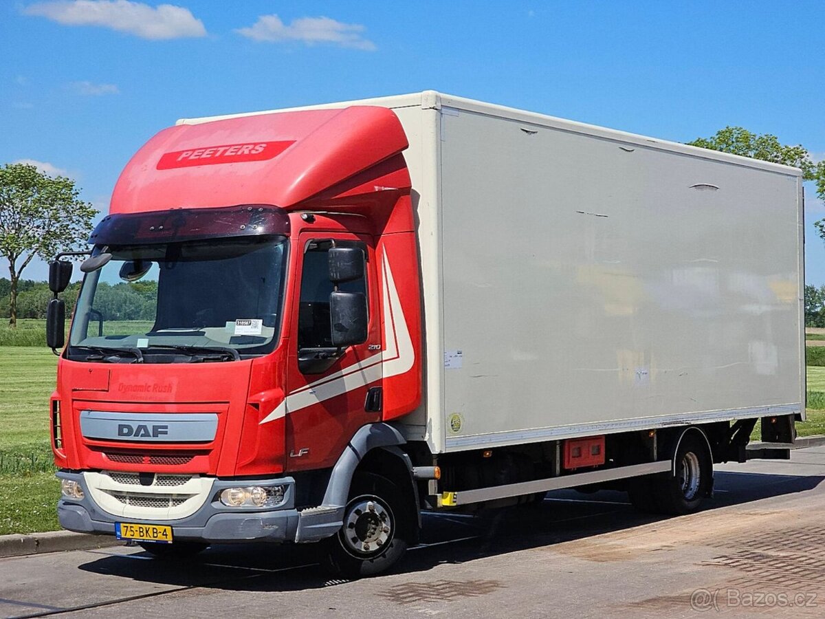 DAF LF 210 - 4x2 - Skříň + Hč – EURO 6