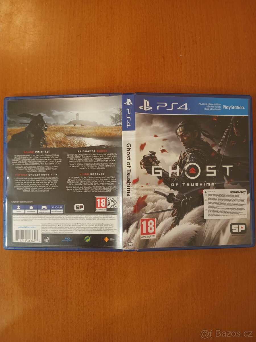 Ghost of Tsushima PS4 PS5 CZ titulky