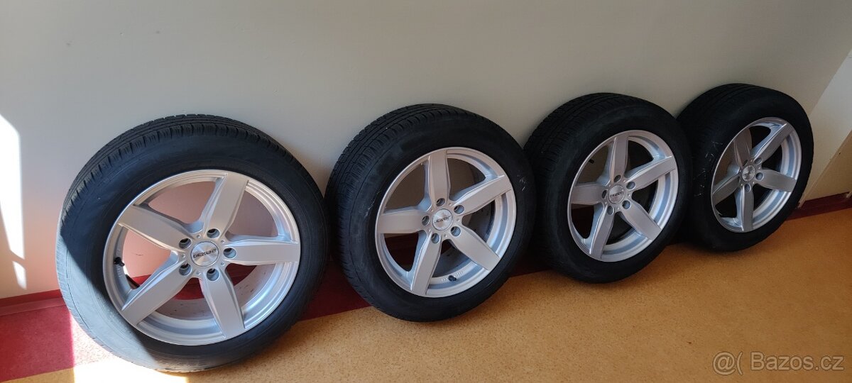 R17 8Jx17 ET30 rozteč 5x120 zimní pneu 225/55 R17
