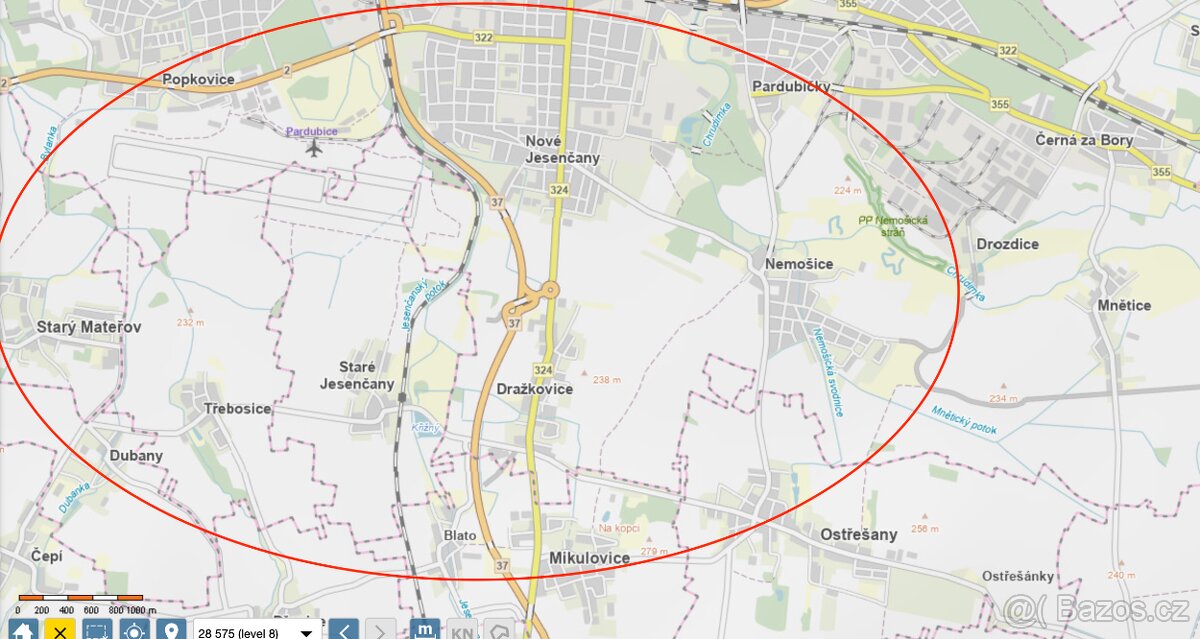 ISO pozemek - Nové Jesenčany, Dražkovice