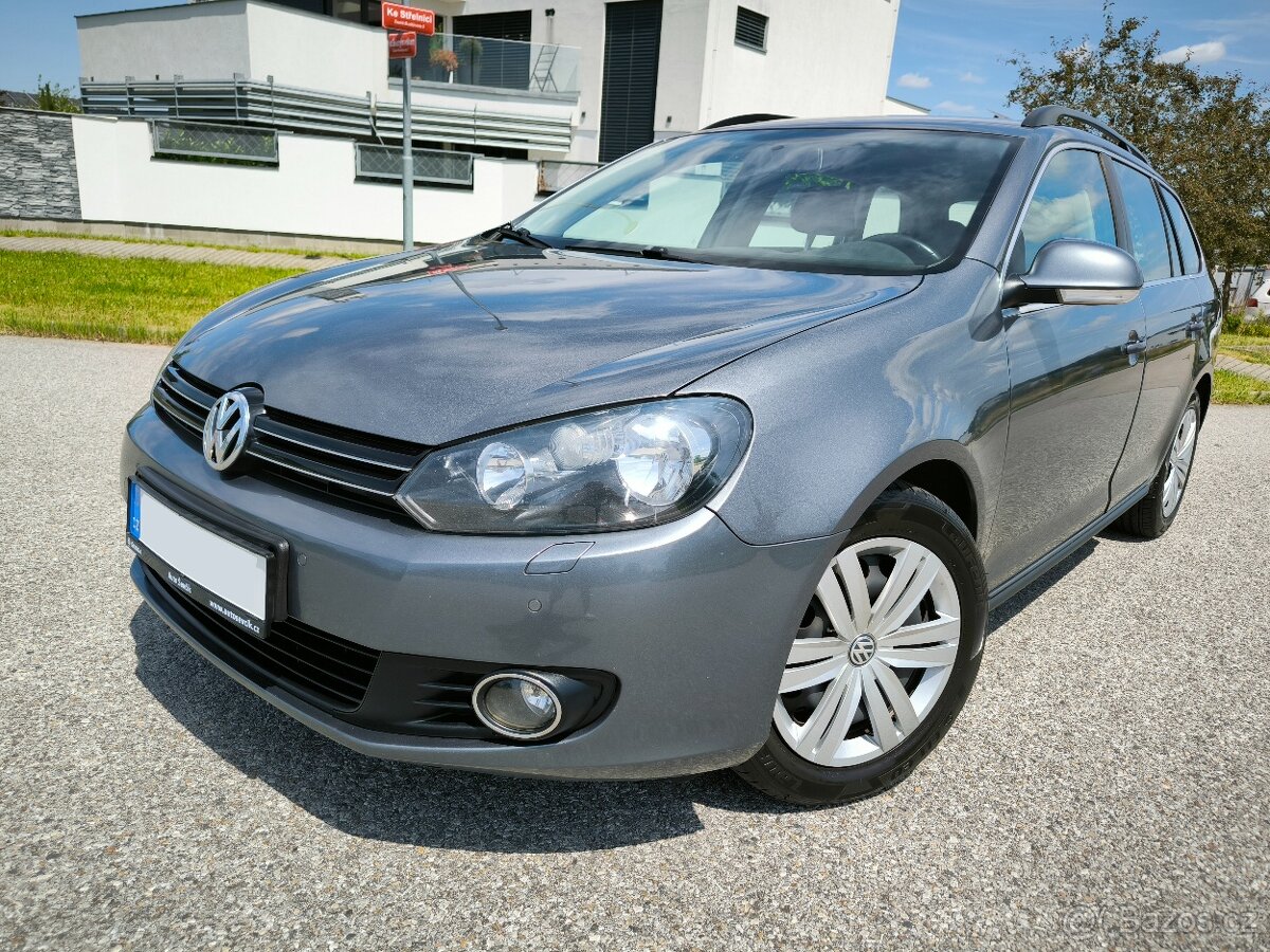 VW GOLF VARIANT VI 1.6 TDI, r.v. 2013, VÝBORNÝ STAV