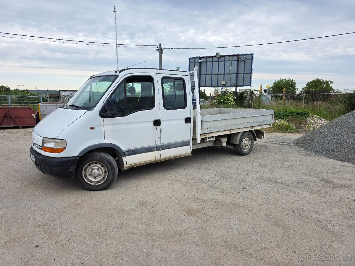 Renault Master 2.8dci, valník RV 2001 7 MÍST