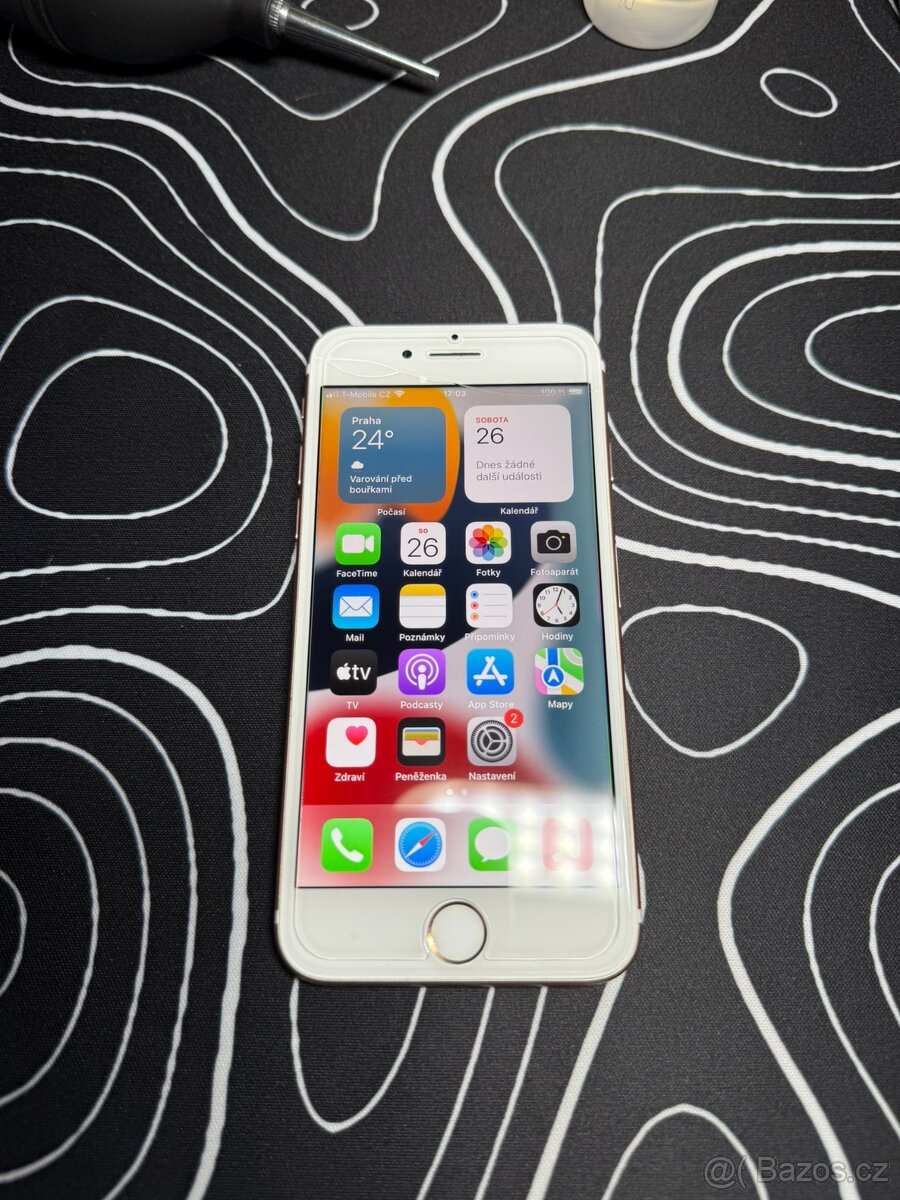 iPhone 7, 128 GB, 100% kondice baterie