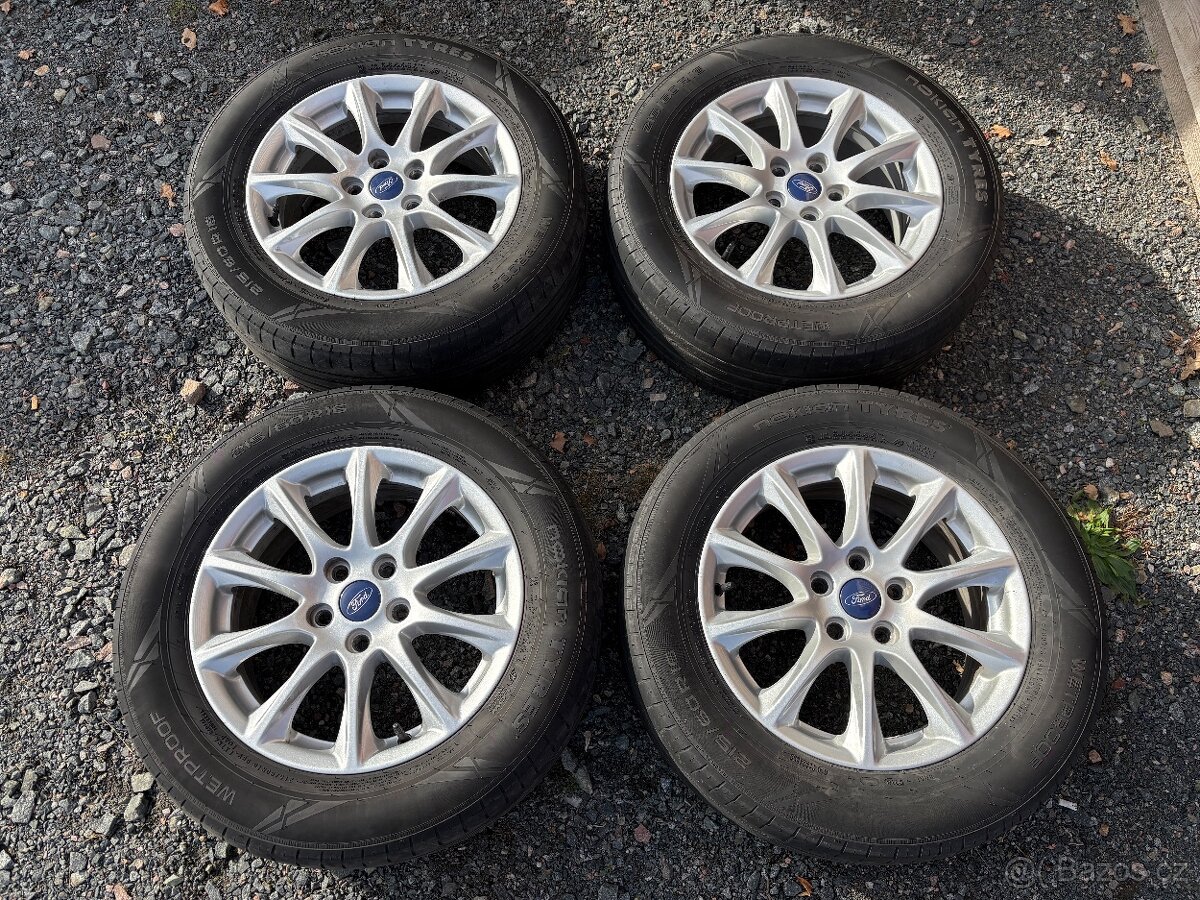 215/60r16 LETNÍ SADA FORD MONDEO ET50 8,5jx16 5x108 4mm