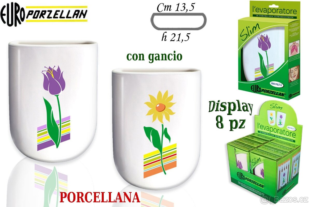 Odpařovač porcelán, SLIM s motivem