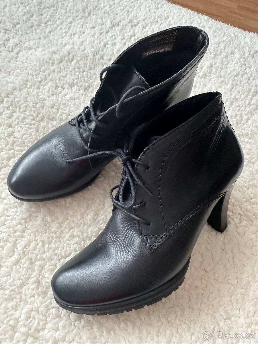 Boty kůže Tamaris 36