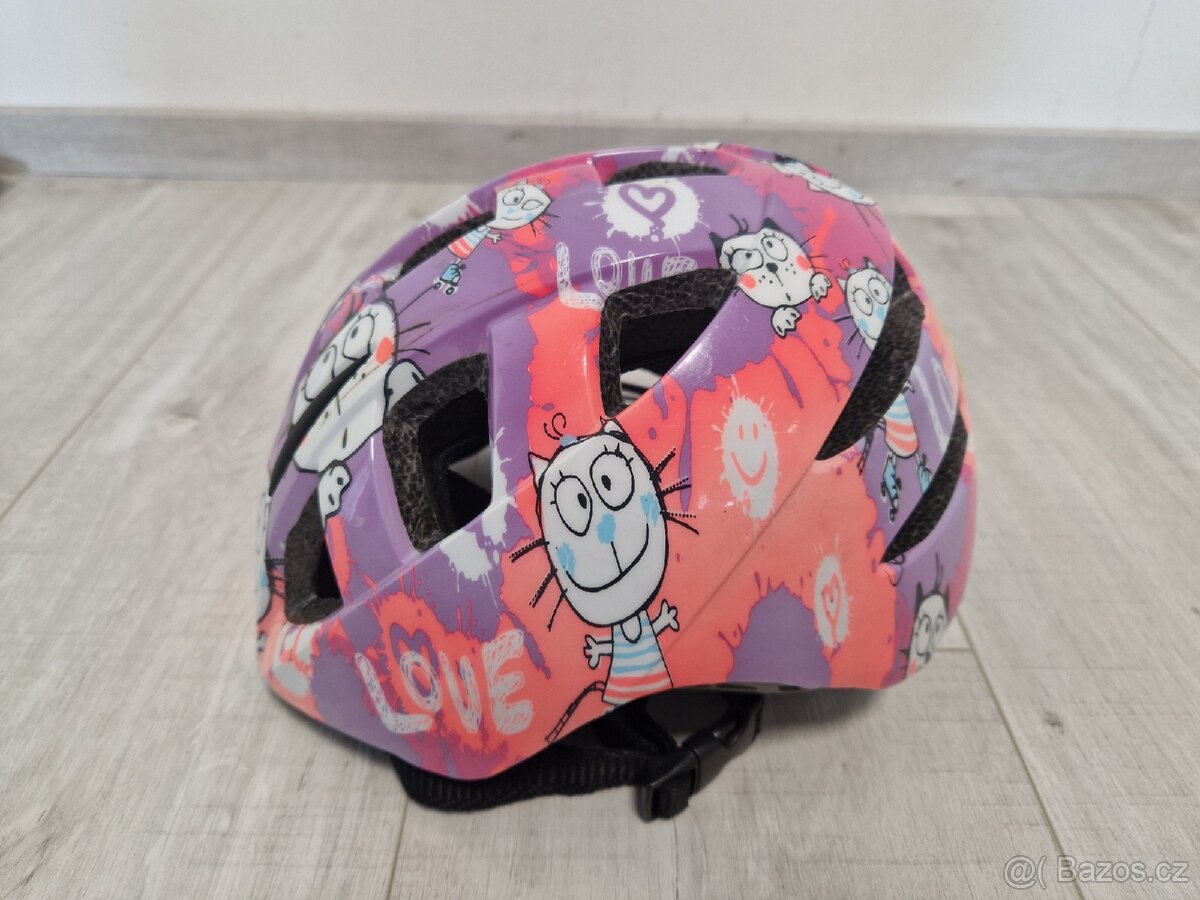Dětská přilba na kolo Etape KITTY růžová