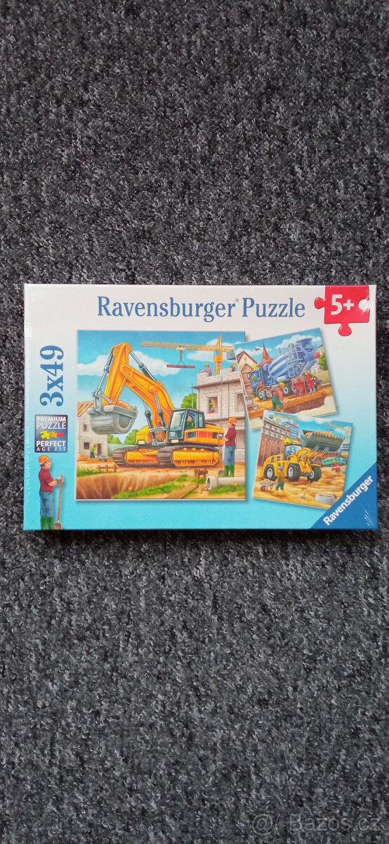 PUZZLE STAVEBNÍ STROJE