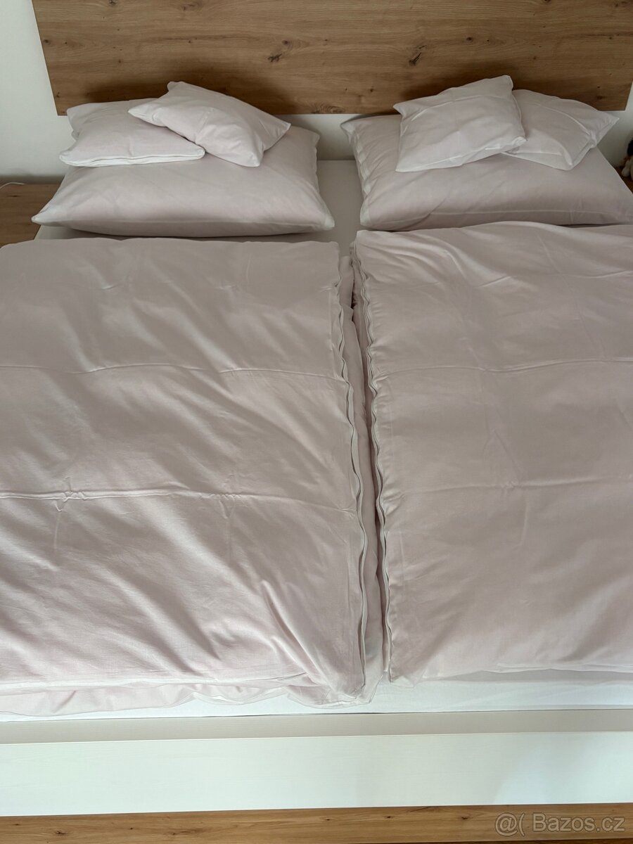 Bavlněné povlečení Renforcé Jasmine bílá