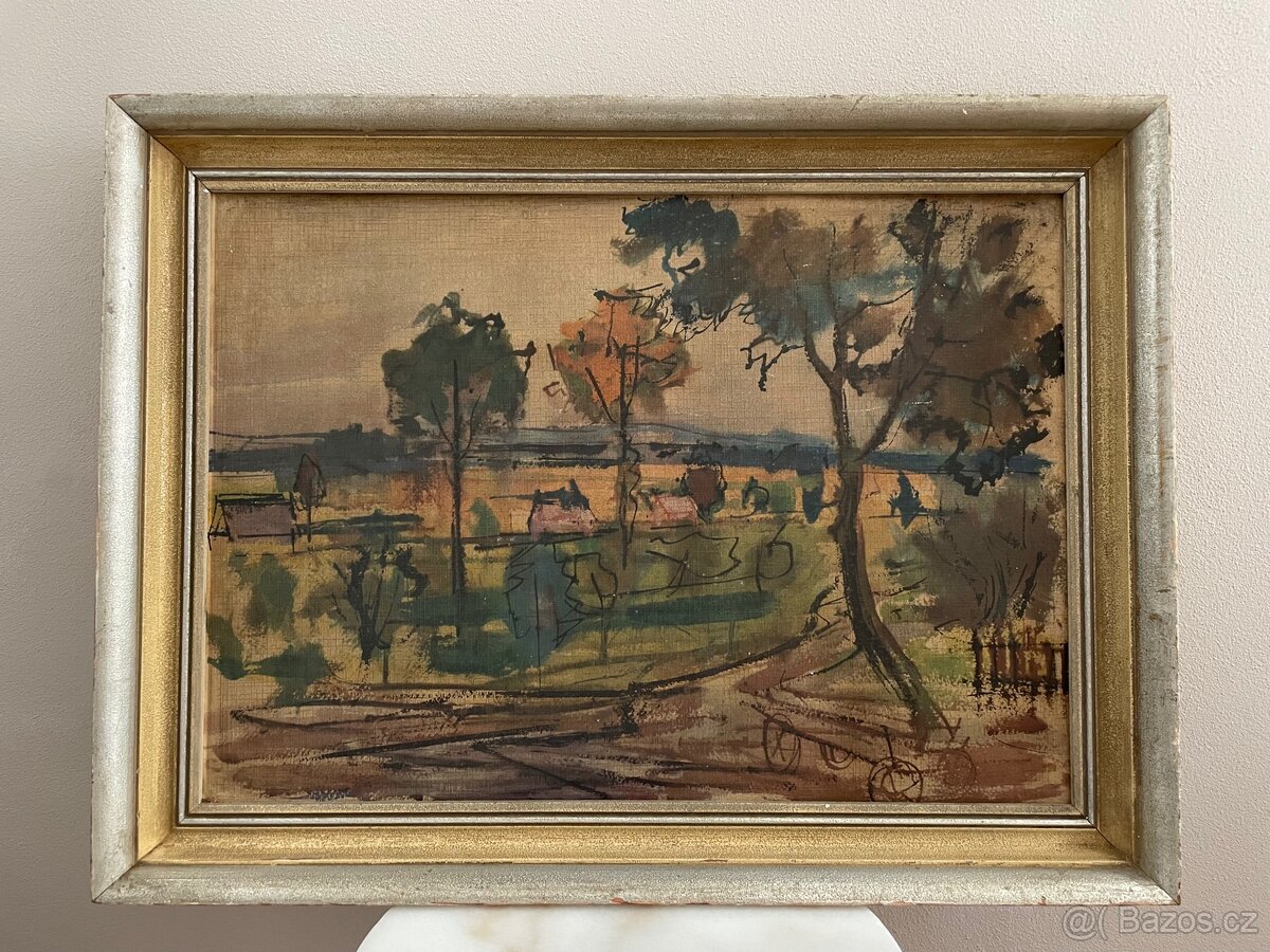 Starý nástěnný obraz