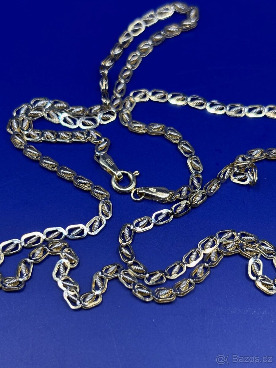 zlatý řetízek 14 karátů - 585/1000 - nový