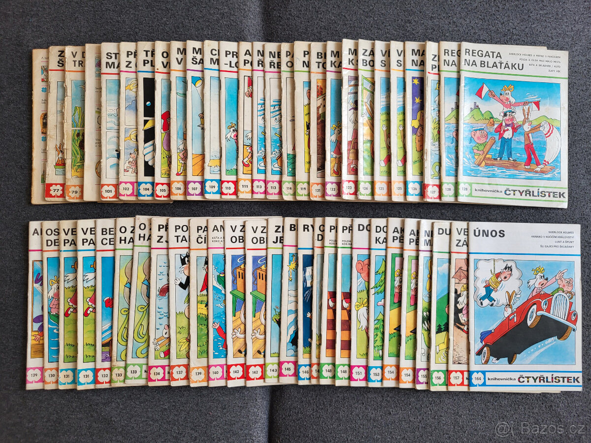 Čtyřlístek - výprodej různých čísel