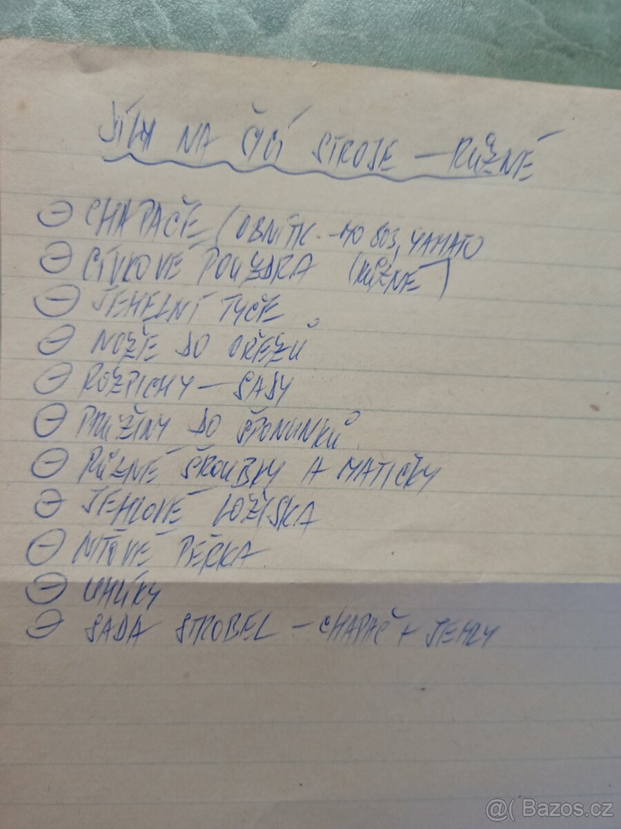 Náhradní díly na šicí stroje