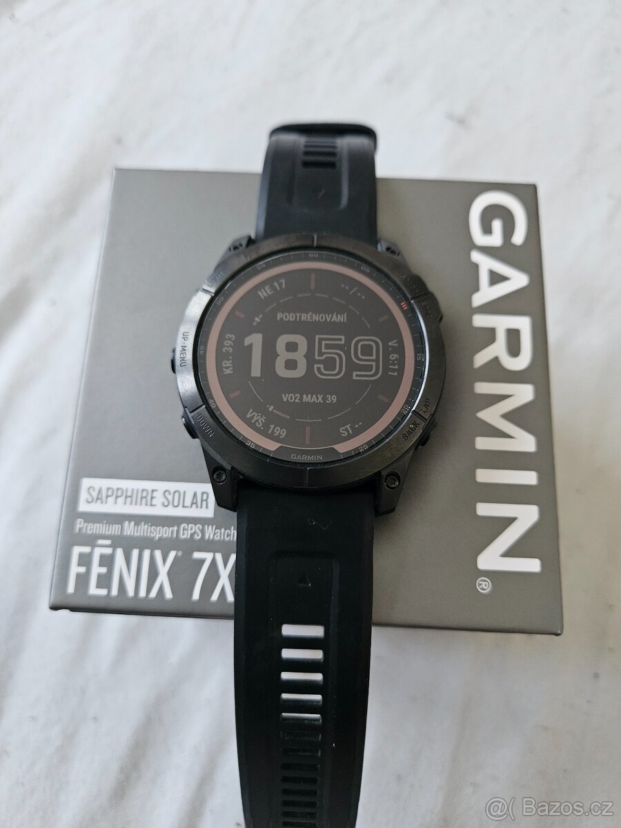 Garmin fenix 7x safír solar