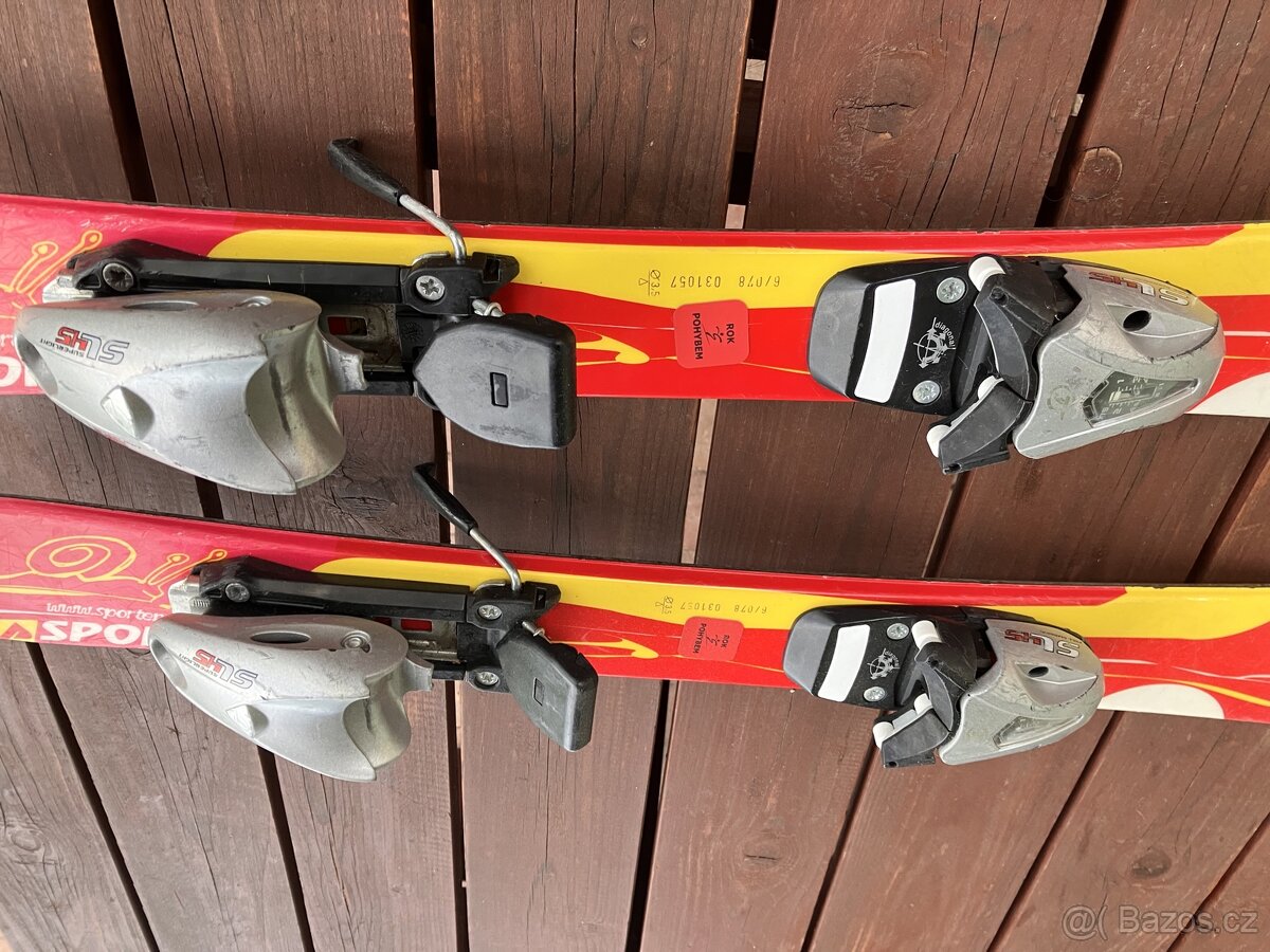 Dětské lyže 78cm Sporten s vázáním