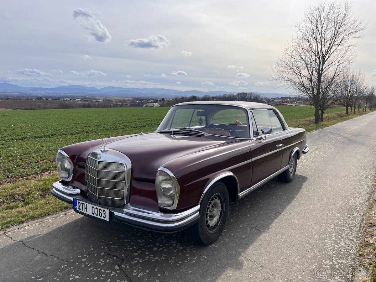 Prodám Mercedes Benz W111 250 SE kupé 1965, výborný stav