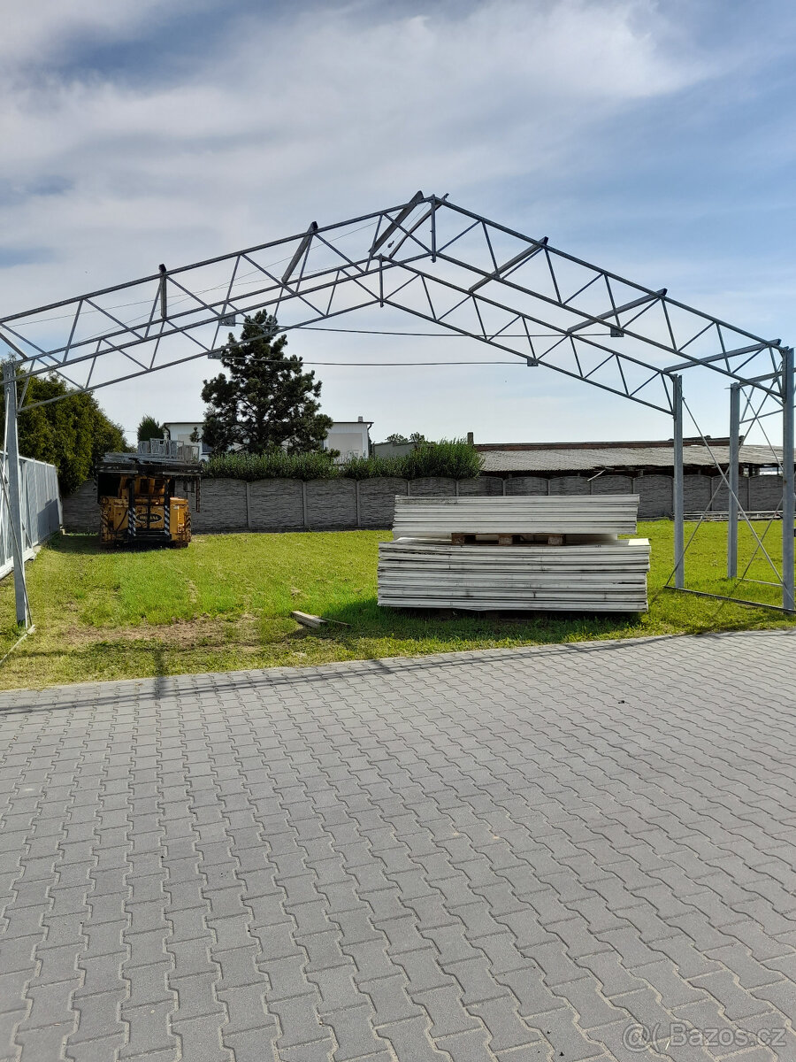 Použité a nové nosníky - vazníky z pozinku