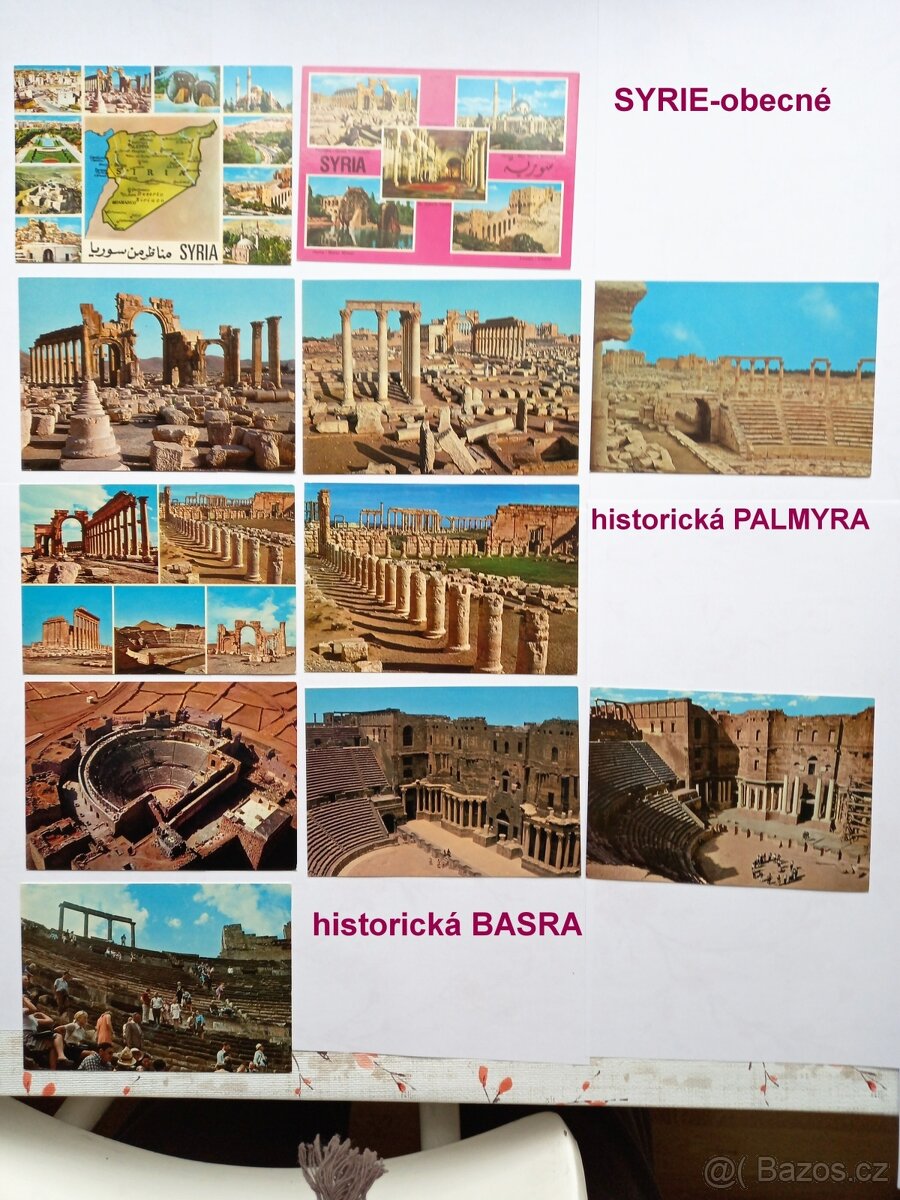 Pohlednice ze Syrie prodám