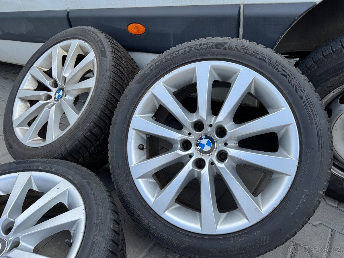 BMW 5 F10 F11 sada orig. 18” kol s pneu
