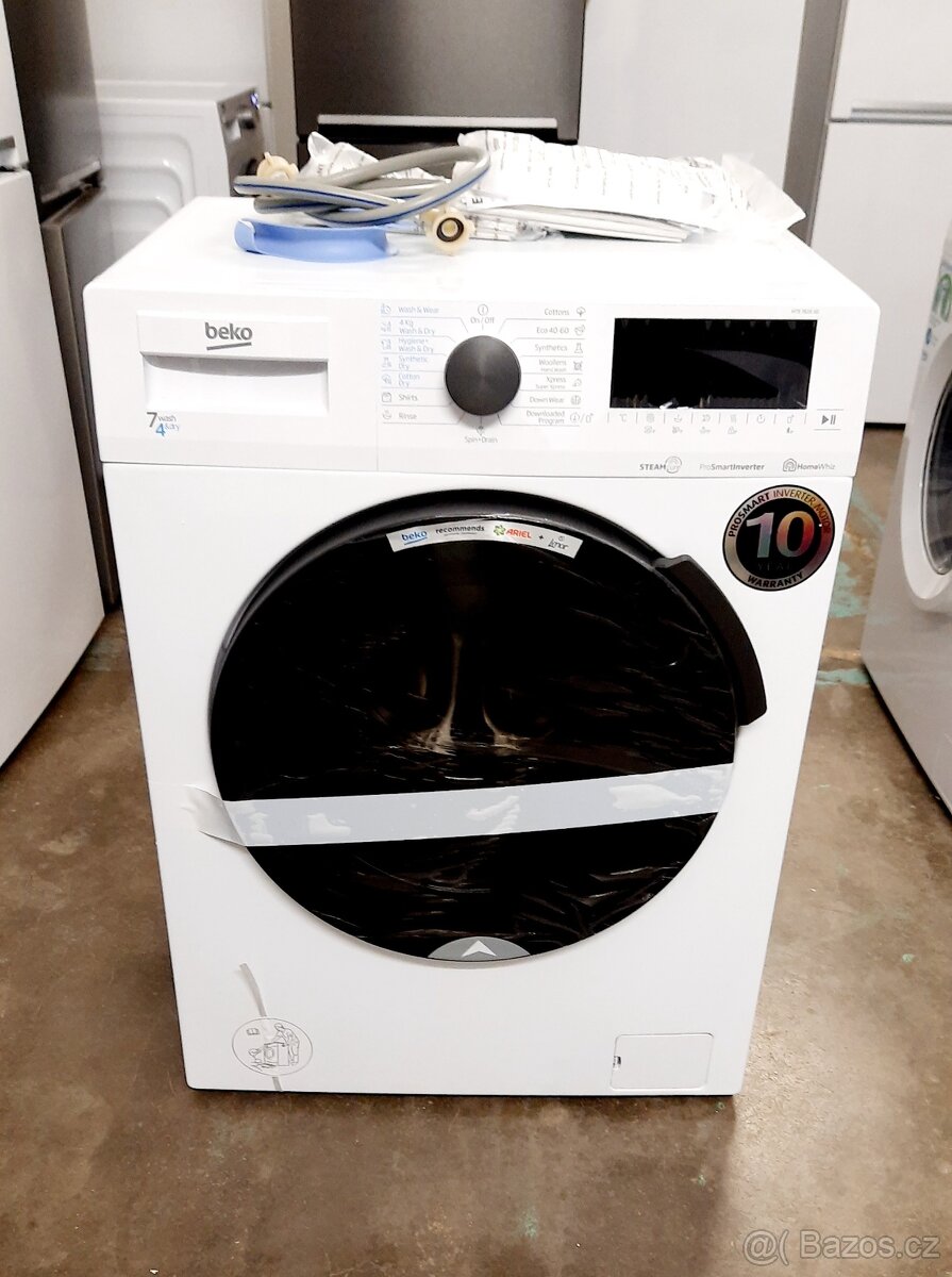 Nová pračka+sušička Beko 7 kg, ZÁRUKA Počet otáček: 1200 ot