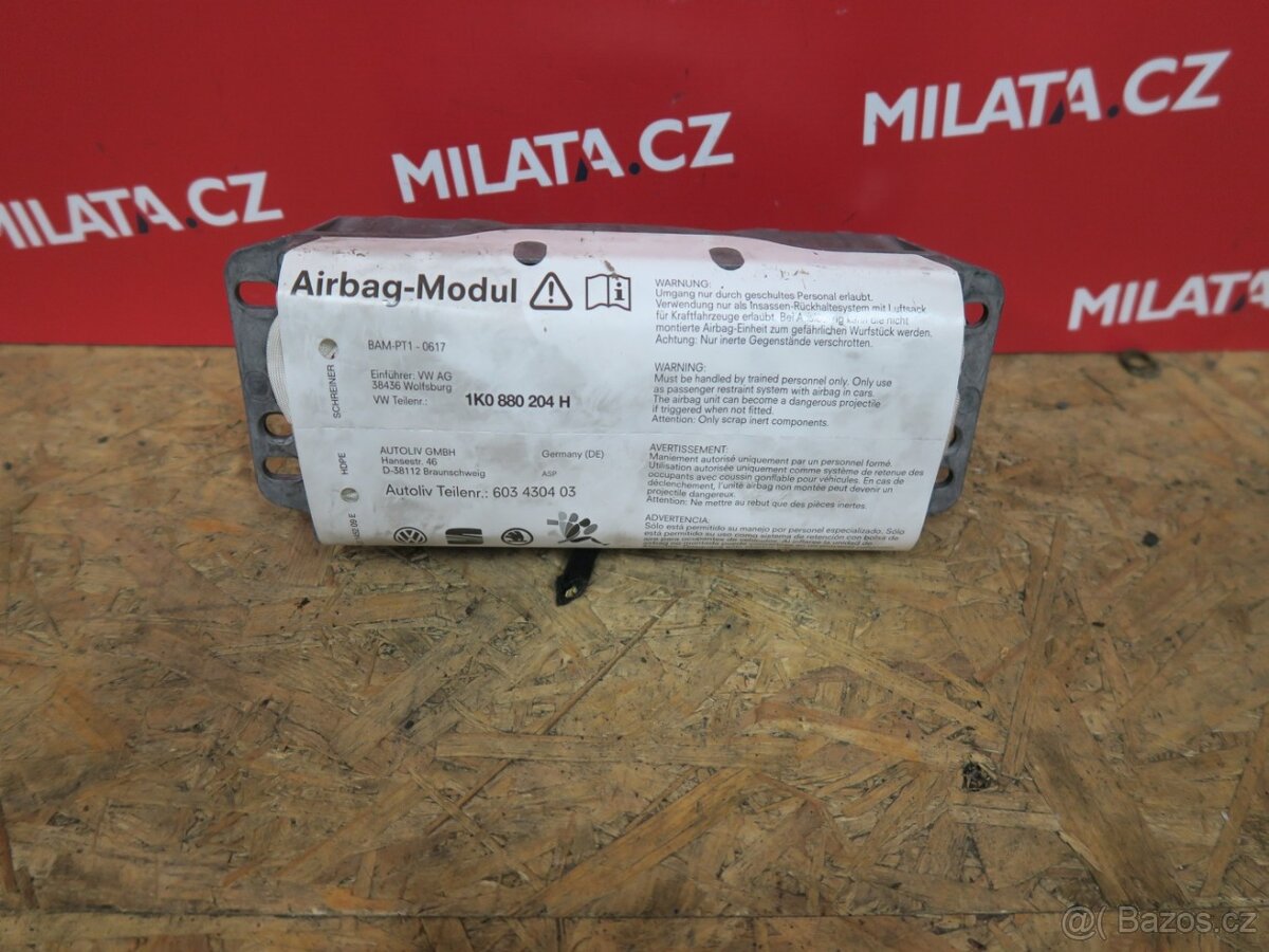 Airbag spolujezdce Volkswagen Golf 5