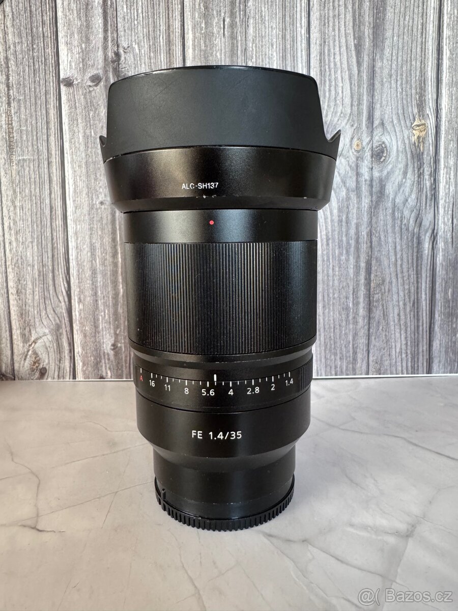 Zeiss Distagon FE 35mm f1.4 ZA Sony objektiv