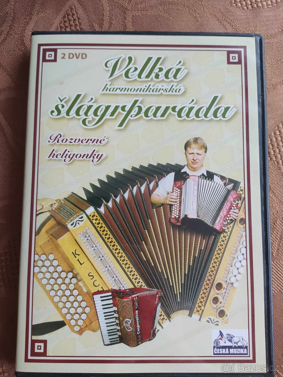 Velká harmonikářská šlágrparáda 10 DVD a 4 CD