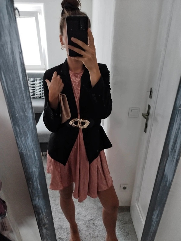 Dámské letní růžové tygrované šaty Boho Queen Bee Asos