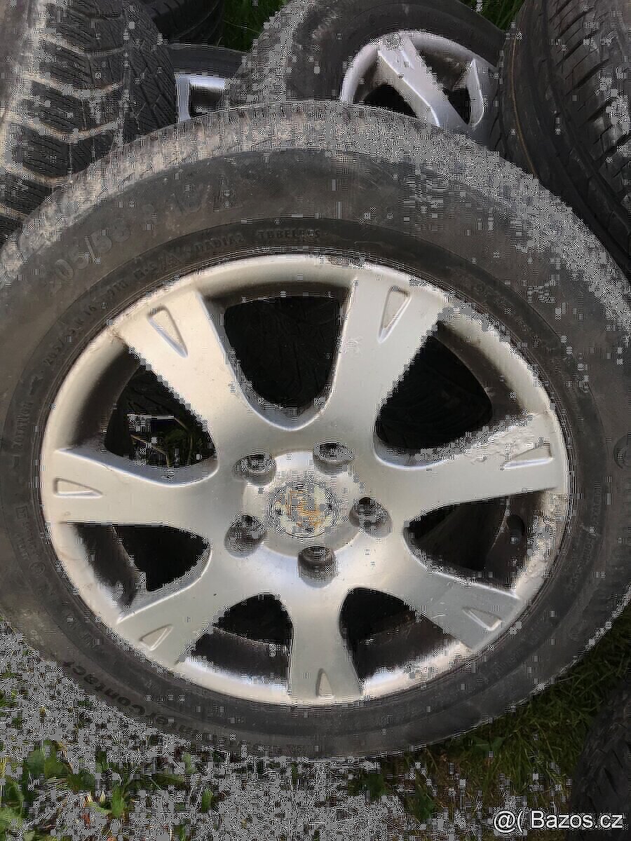 Alu kola 16” 5x112 Škoda a zimní pneu 205/55R16