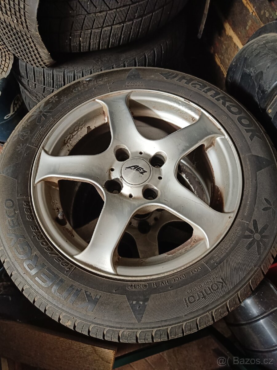 Pneumatiky HANKOOK 195/60 R15 + Al disky