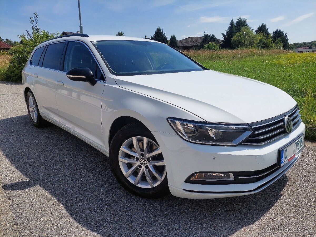 VW Passat B8 variant 1.6 TDI m 2017 plný servis