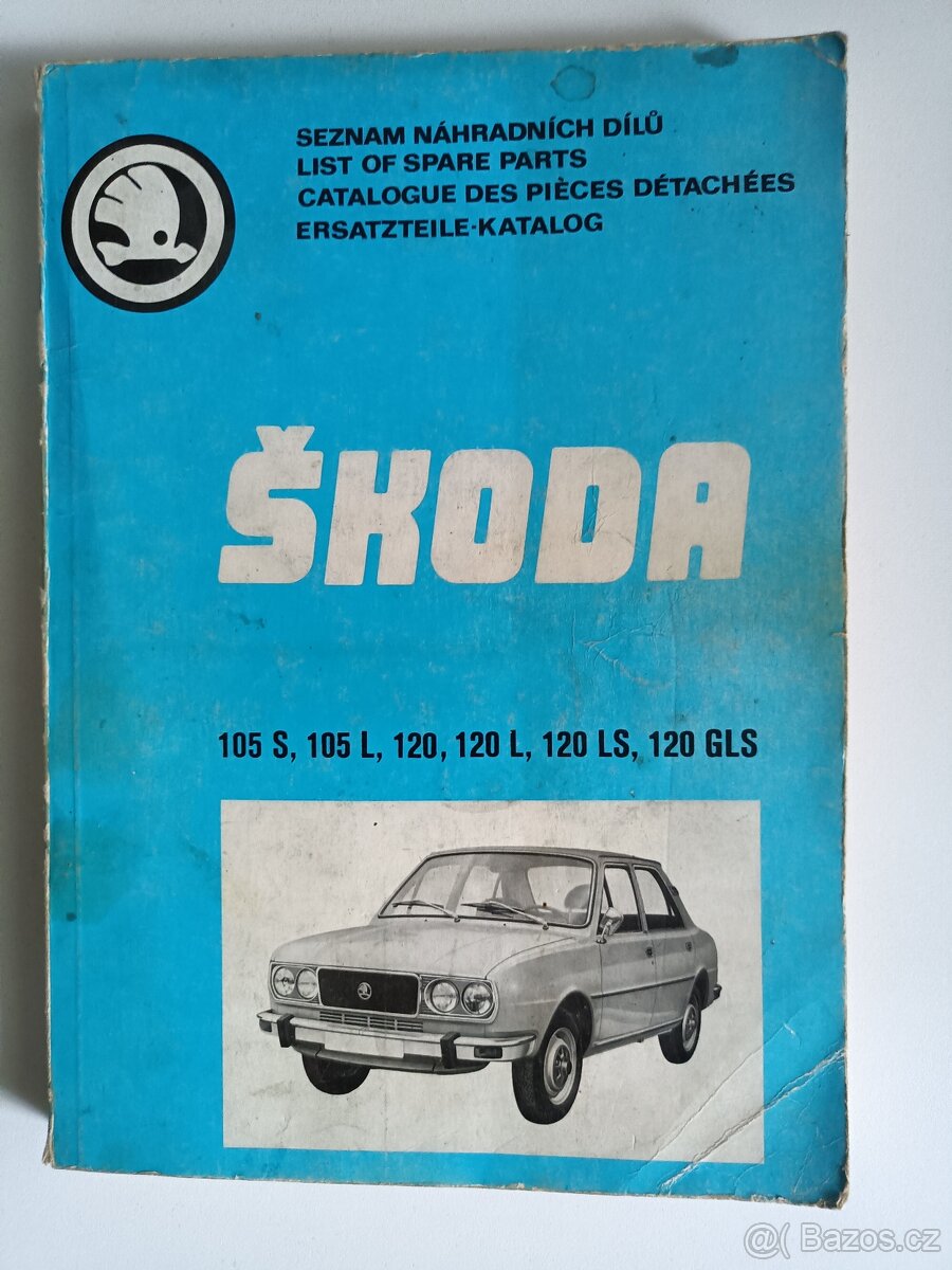 Seznam náhradních dílů Škoda 105, 120, S, L, LS, GLS