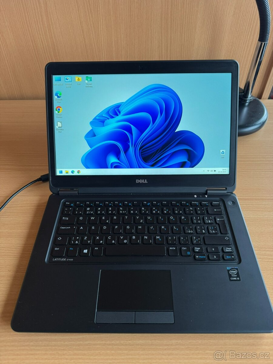 Dell Latitude E7450, SSD disk, Windows 11, záruka