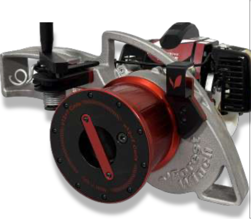 Ruční motorový lesnický naviják DOCMA VF 1400 RED SHARK