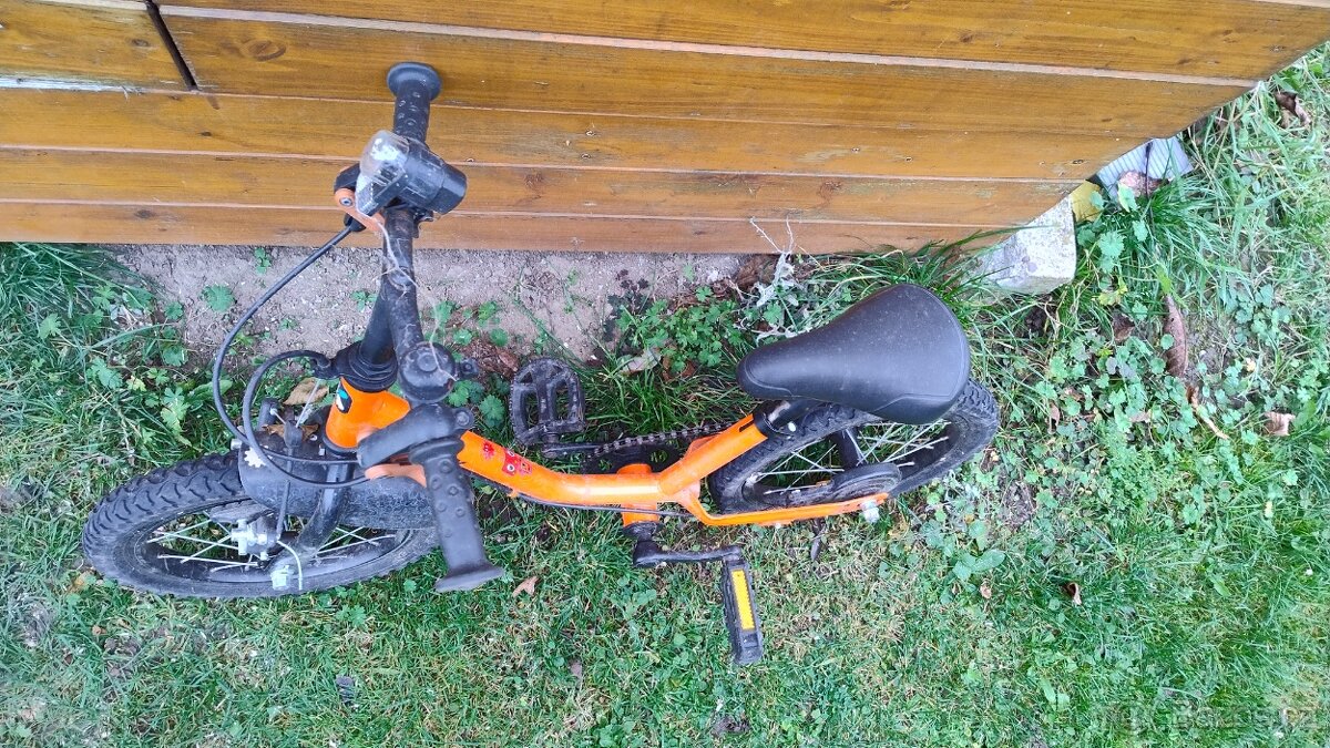 Detske kolo 16", odrazedlo, kolobezky